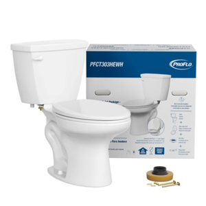 PFCT303HEWH Complete Toilet Two Piece Toilet - White